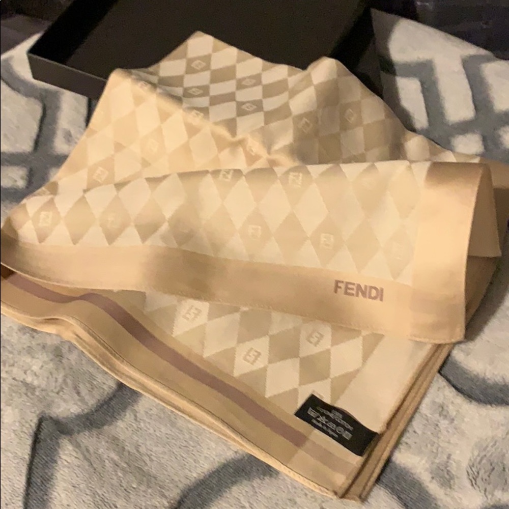 Fendi scarf 18 inches x 18 inches brand new - Picture 2 of 4